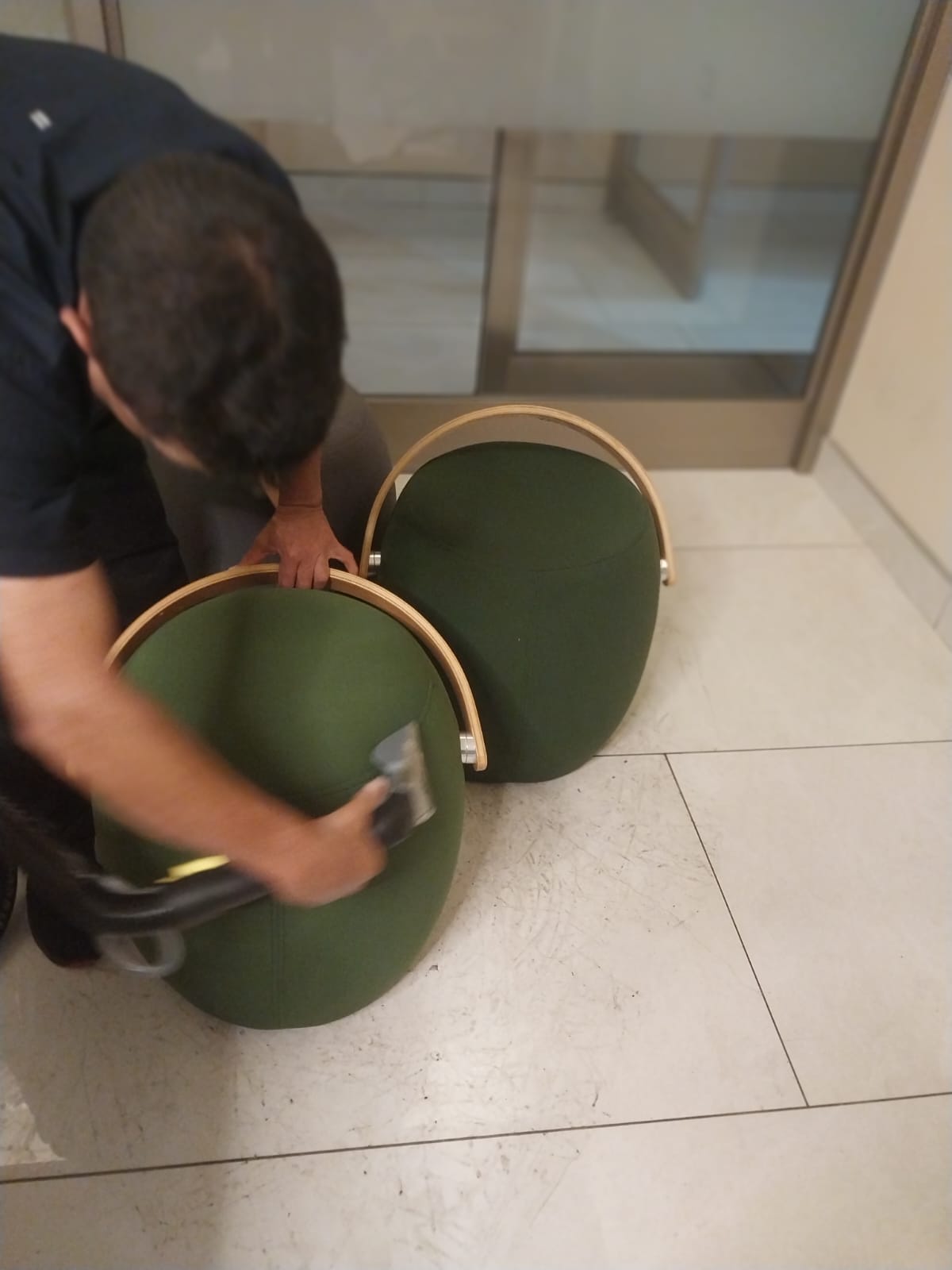 Área de oficina limpia