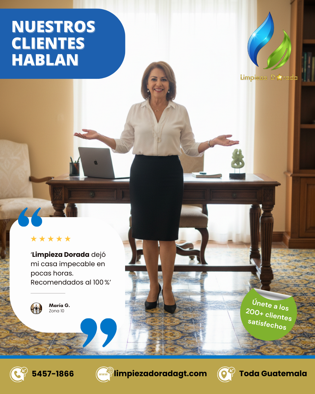 post testimonio limpieza